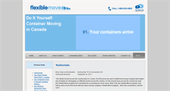 Desktop Screenshot of blog.flexiblemove.ca