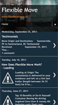 Mobile Screenshot of blog.flexiblemove.ca