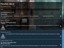 Tablet Screenshot of blog.flexiblemove.ca